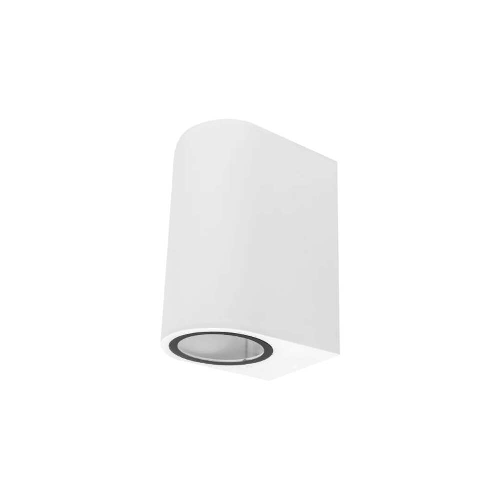 LUM P/2 LAMP GU10 (10W MAX) CILINDRICO BLANCO (NO INCLUYE LAMPARA) IP54 ILUMILEDS