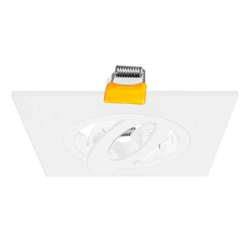 DIFUSOR CUADRADO BLANCO P/LAMP TIPO MR11 (COMPATIBLE CON BOTE INTEFRAL DE 8.5 CM) CON CONECTOR