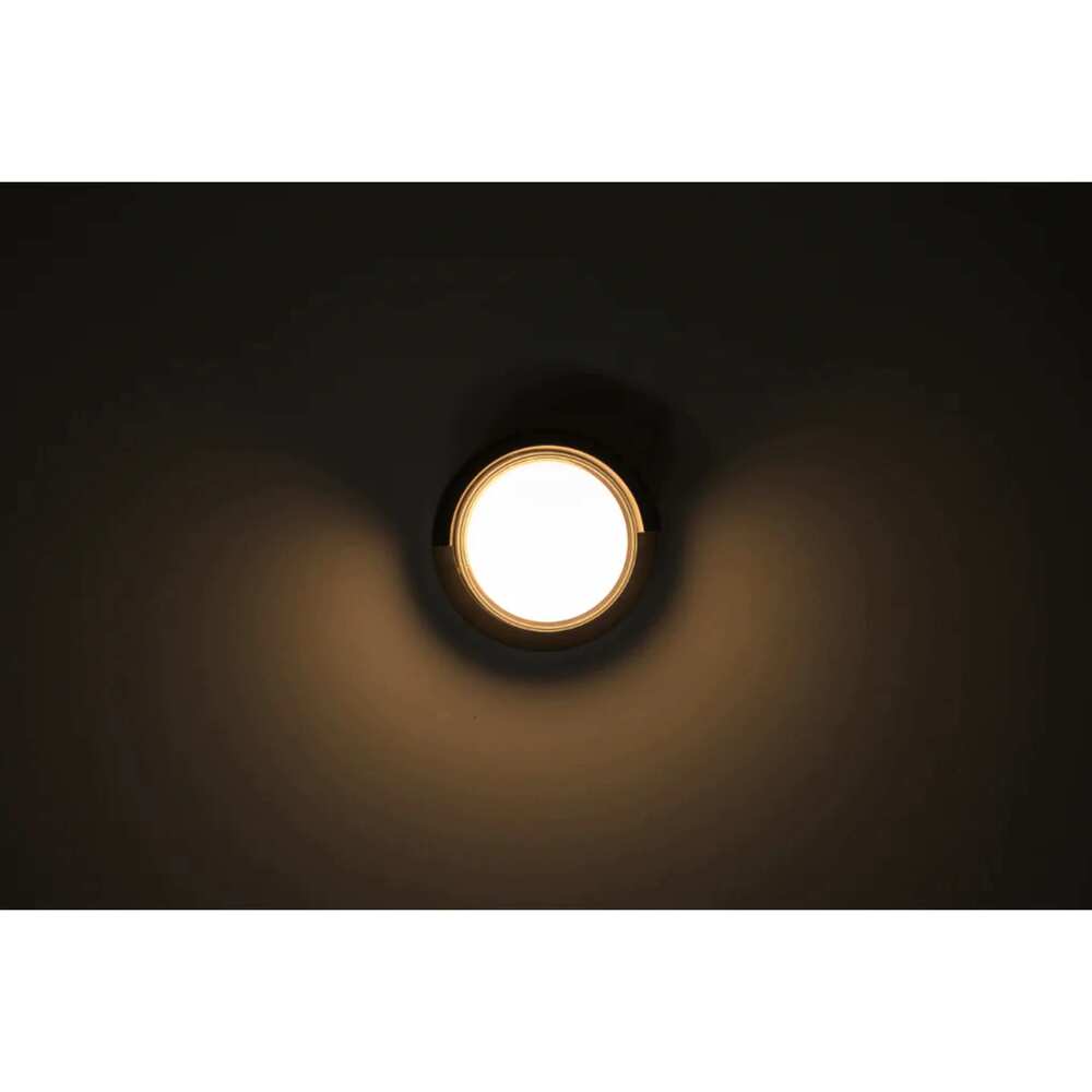 LUMINARIO PARED LED BLANCO CALIDO 7W CILINDRO SALIDA LUZ DIRECTA FRONTAL SOBREPONER NEGRO 100-240VCA IP54
