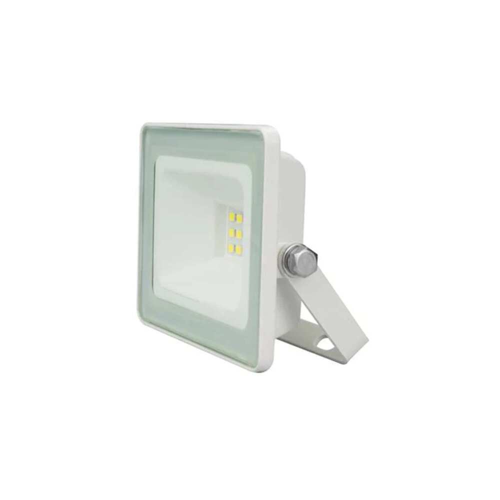REFLECTOR LED RECTANGULAR PLANO SOBREPONER DIRIGIBLE 10W 120 BLANCO CRISTAL TEMPLADO BC 100-240V IP65 ILUMILEDS