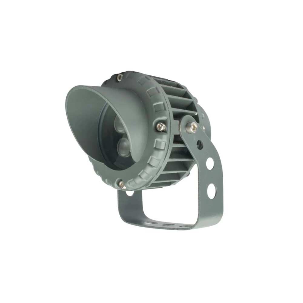 LUMINARIO LED SOBREPONER GRIS CON VISERA 6W 30 BC 85-265V IP65 ILUMILEDS