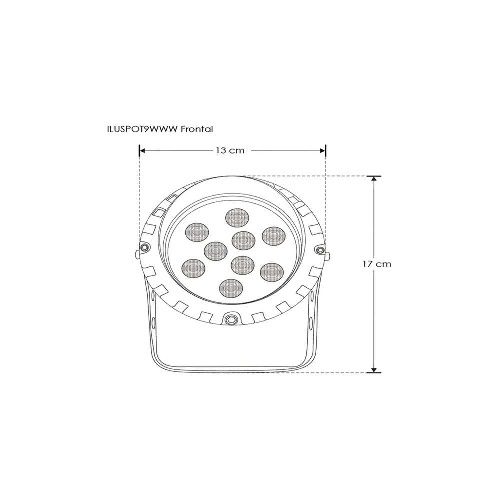 LUMINARIO LED SOBREPONER GRIS CON VISERA 9W 30 BC 85-265V IP65 ILUMILEDS