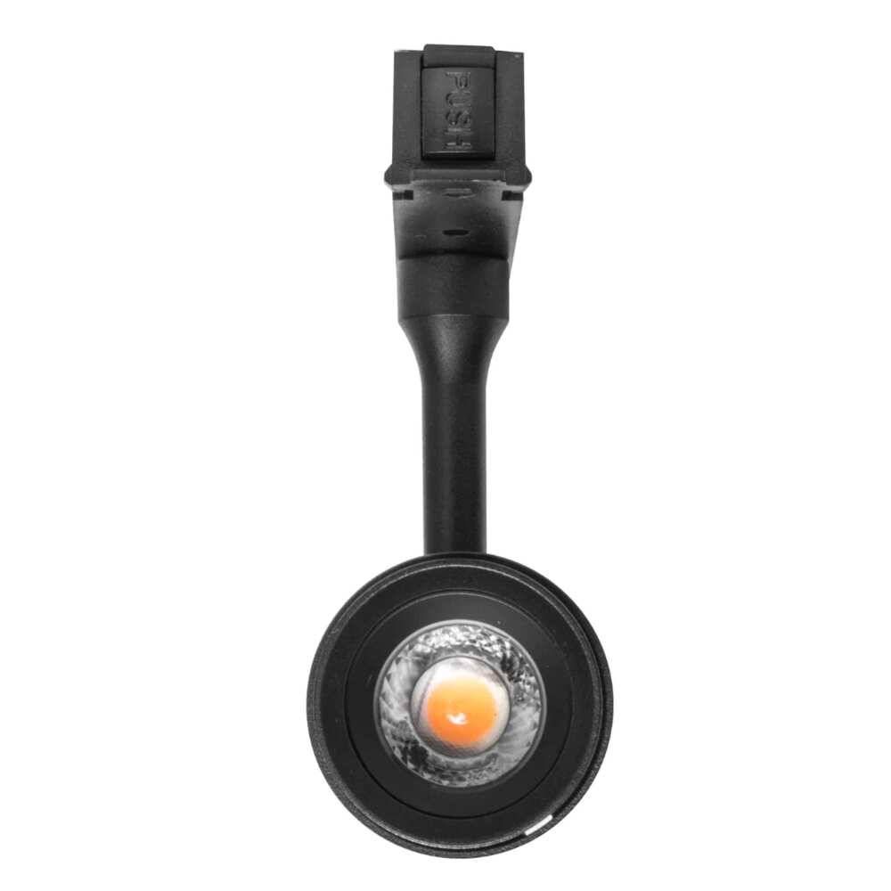 SPOT PARA RIEL MAGNETICO LED NEGRO CON LENTE ENFOQUE 7W 15G-50G 48V IP20 ILUMILEDS