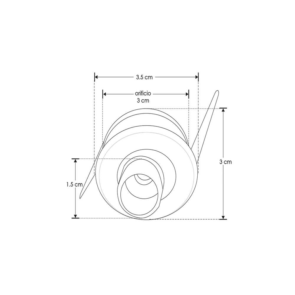 DOWNLIGHT DIR.LED 2.5W BCALIDO 85-265V ILUMILEDS