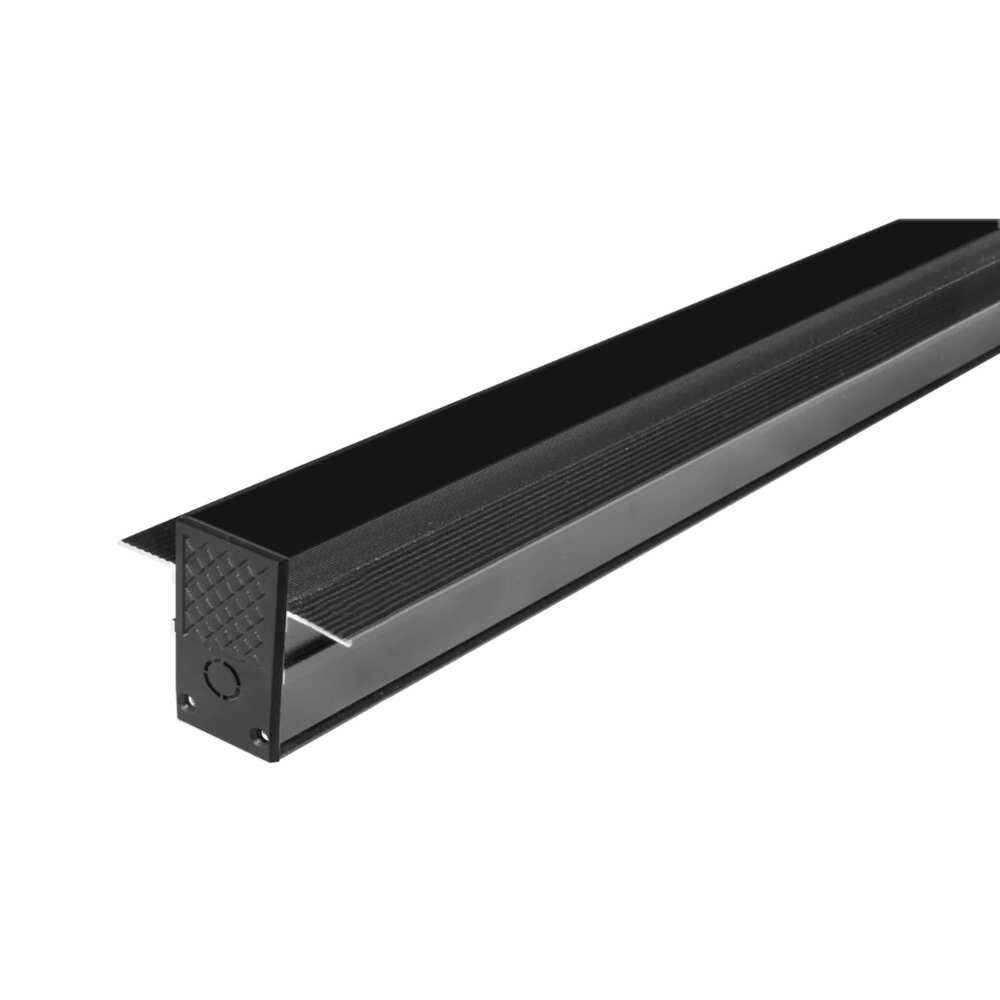 KIT RIEL MAGNETICO EMP NEGRO (INCLUYE RIEL 3M CUBIERTA DE 3 MTS Y KIT DE 2 TAPAS LATERALES) ILUMILEDS