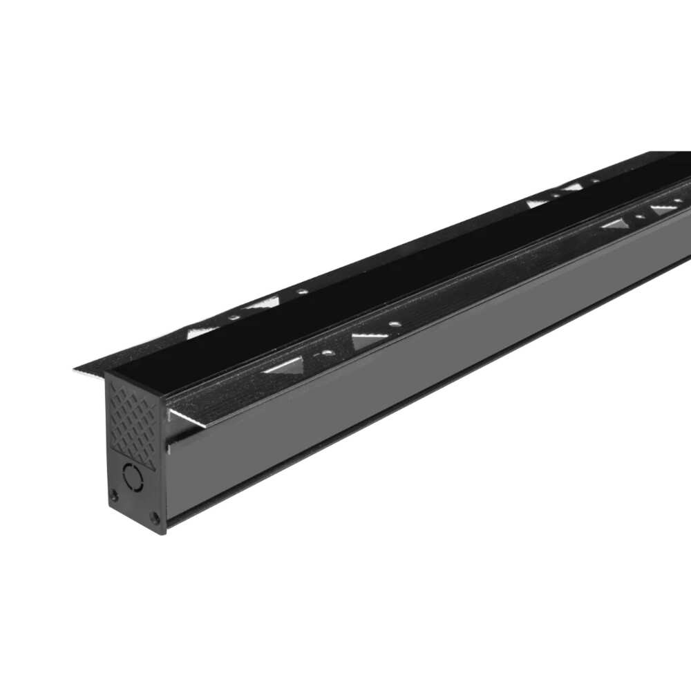 KIT RIEL MAGNETICO TRIMLESS EMP NEGRO (INCLUYE RIEL 3M CUBIERTA DE 3 MTS Y KIT DE 2 TAPAS LATERALES) ILUMILEDS