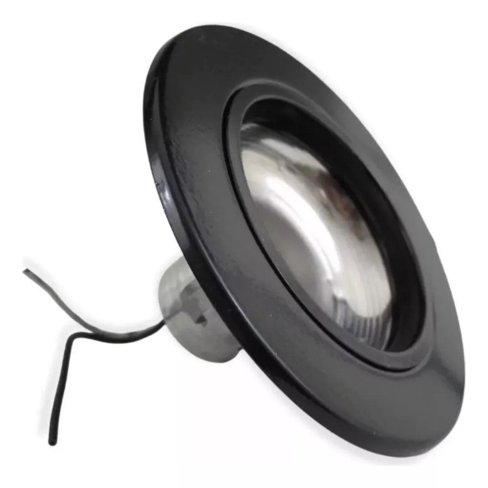 CAMPANA REFLEC. COLOR 1402-N NEGRO P/BOTE INT. O FALSO PLAFON CR-60