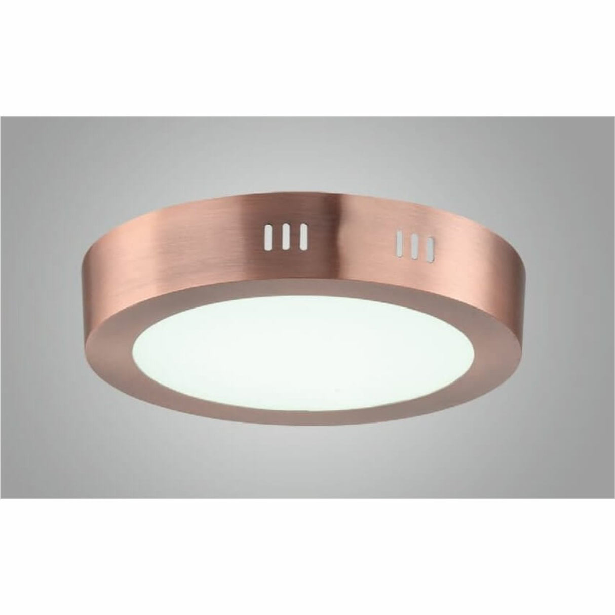 LUMINARIA FAT LED CUPER REDONDO 6W COBRE 6000K