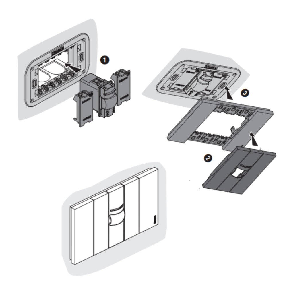 DETECTOR DE MOVIMIENTO POR RAYOS INFR. CONEXION 3 HILOS1MOD 127V LIVING NOW