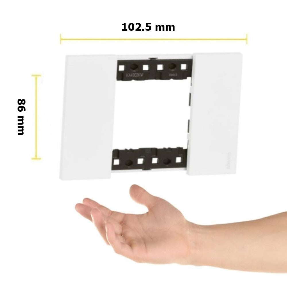 PLACA LIVING NOW BLANCO 2 MODULOS