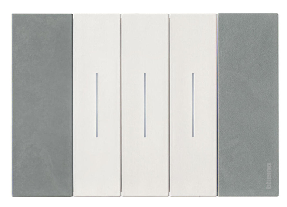 PLACA METALICA COLOR LUNA 3 MODULO MCA LIVING NOW