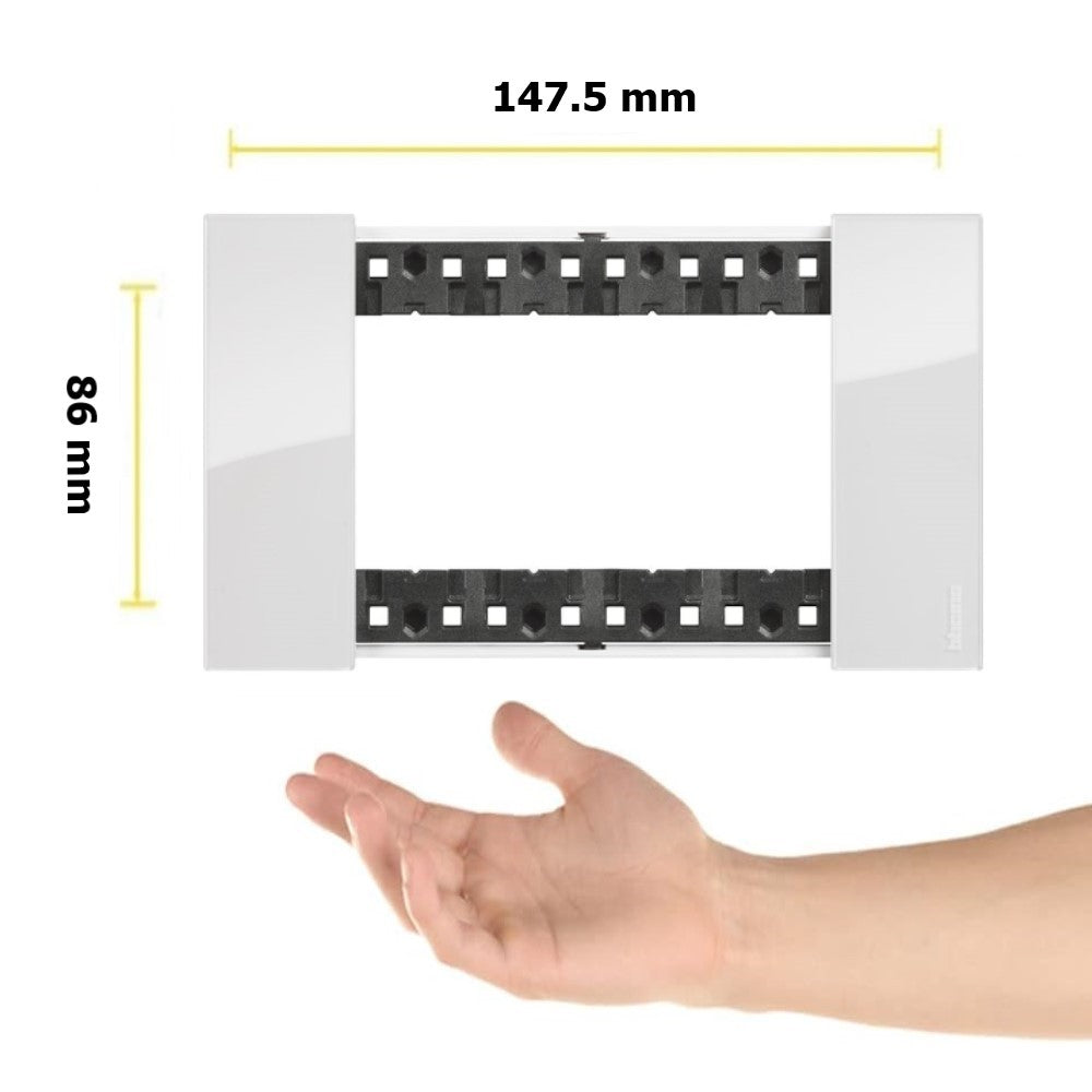 PLACA 4 MOD. COLOR HIELO LIVING NOW