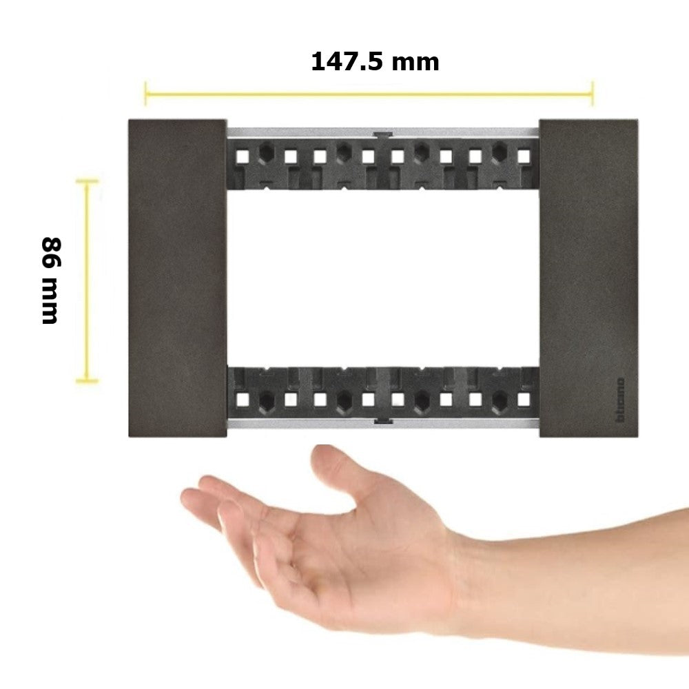 PLACA METALICA COLOR SPACE 4 MODULOS LIVING NOW