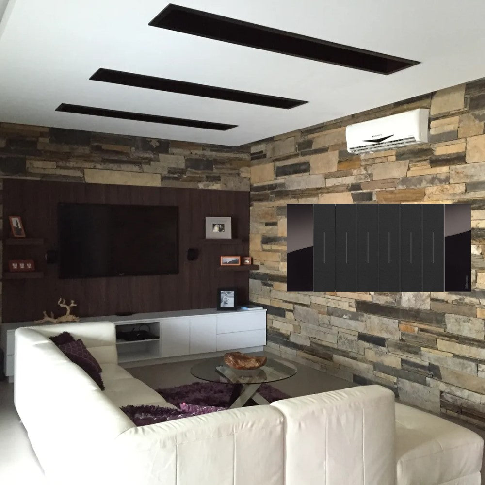 PLACA COLOR NOCHE 6 MOD. BTICINO