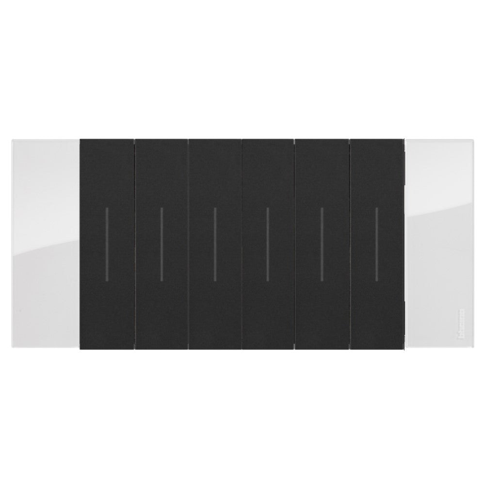 PLACA COLOR HIELO 6 MOD. MCA BTICINO