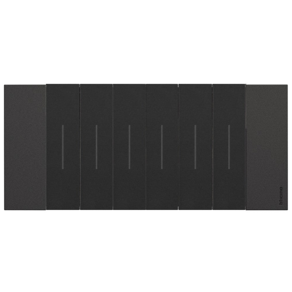 PLACA COLOR NEGRO 6 MOD