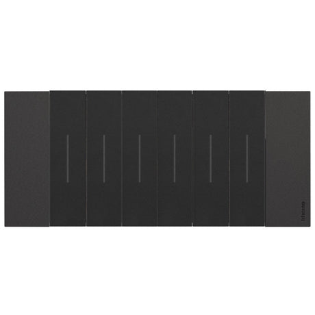 PLACA COLOR NEGRO 6 MOD