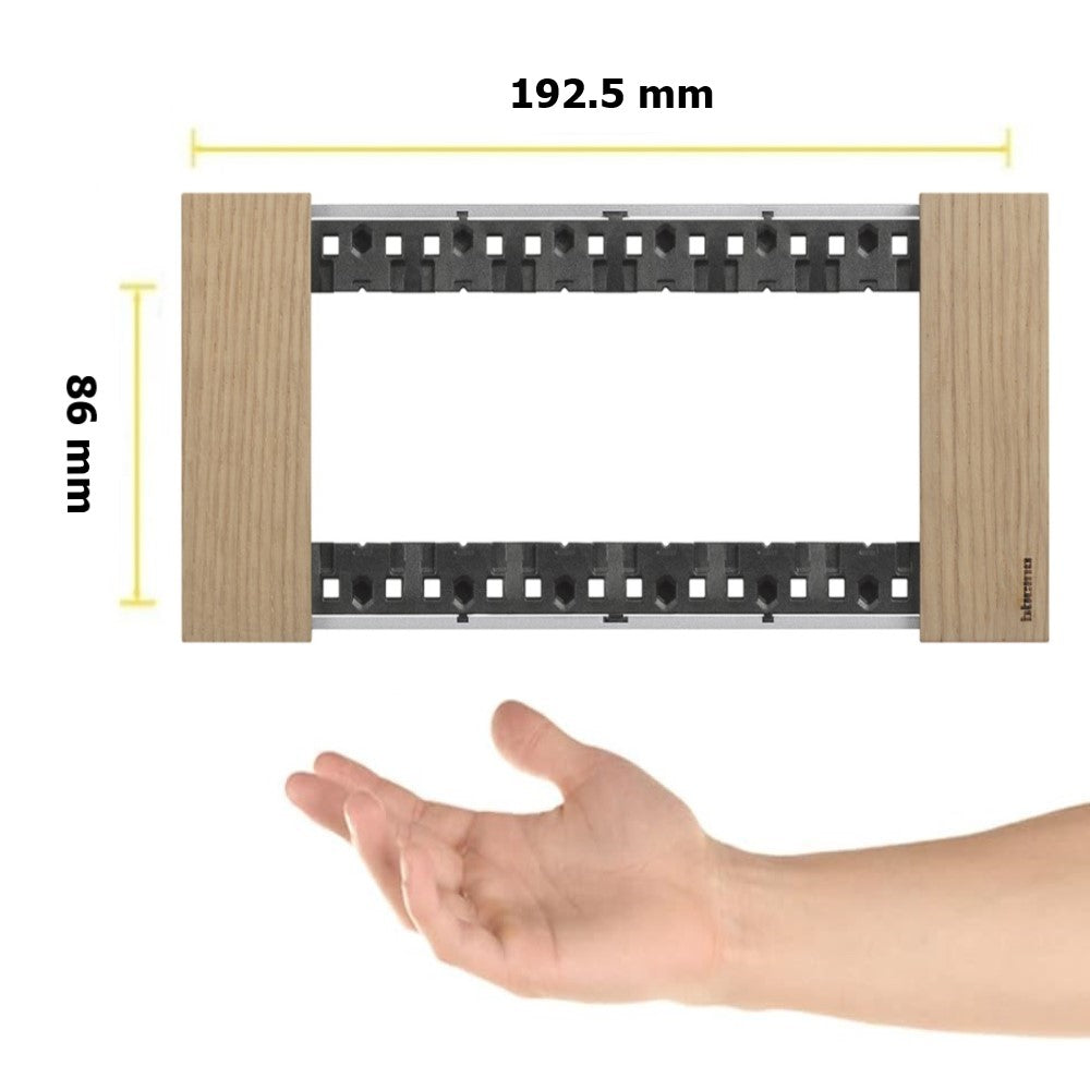 PLACA MADERA DE ROBLE 6 MOD. LIVING NOW