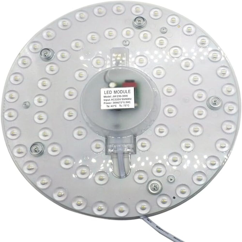 KIT 2 LAMPARA DE PLANTILLA LED 12W 6500K E27 120V USO DOMESTICO INTERIOR MCA GOODWILL