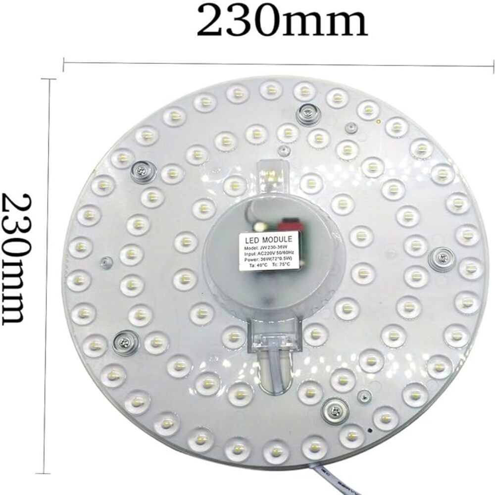 KIT 2 LAMPARA DE PLANTILLA LED 12W 6500K E27 120V USO DOMESTICO INTERIOR MCA GOODWILL