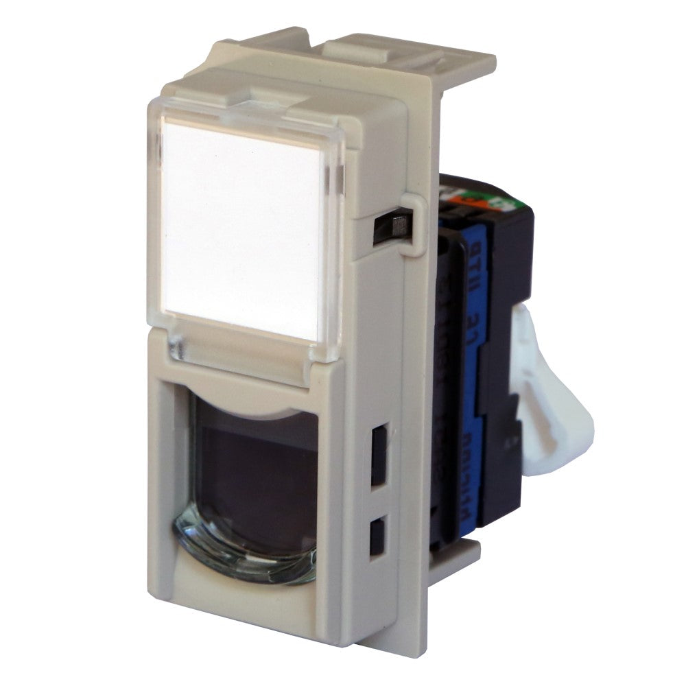 CONECTOR RJ45 UTP TOOLLESS CAT. 6 LINEA LIVING NOW COLOR ARENA 1 MOD.