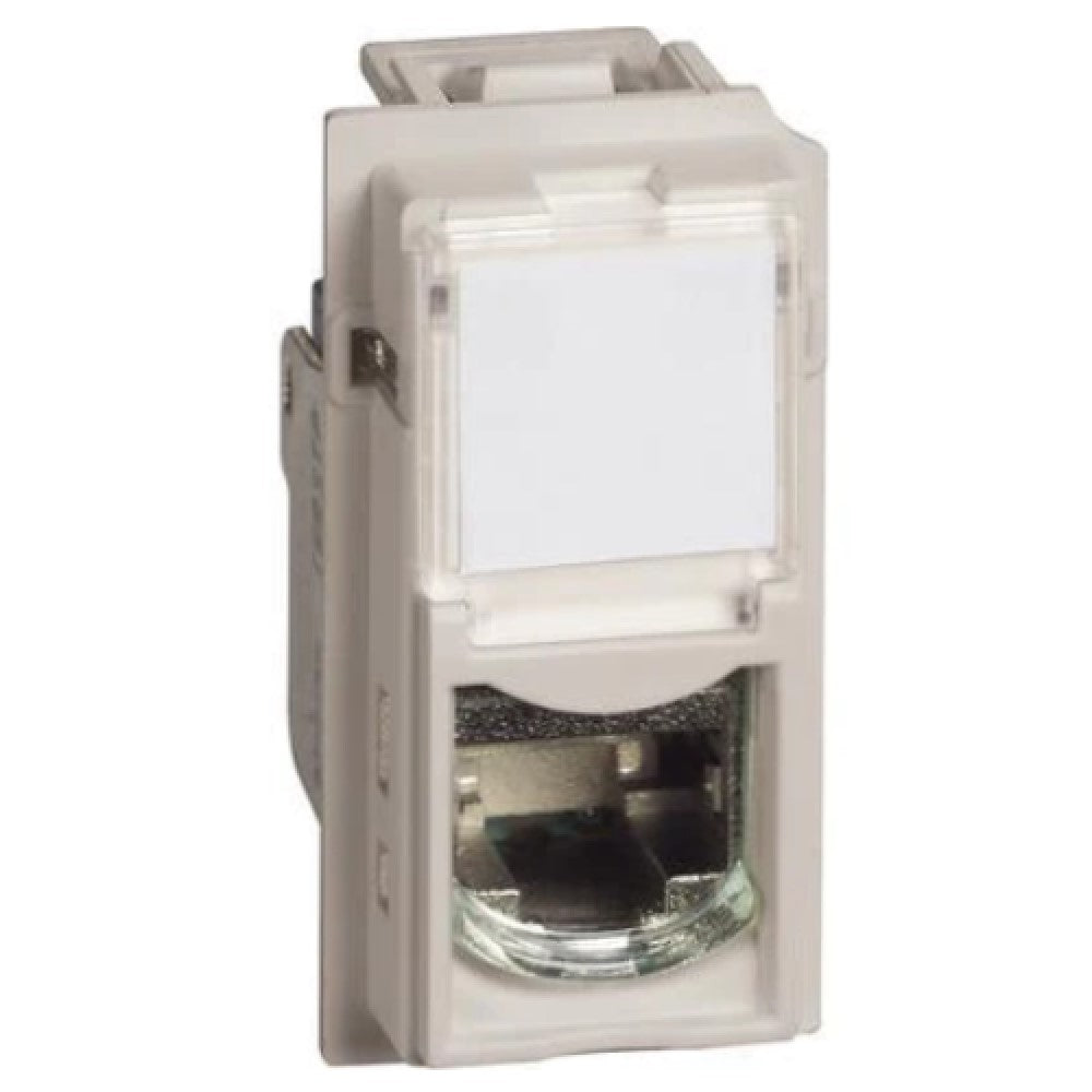 CONECTOR RJ45 UTP TOOLLESS CAT. 6 LINEA LIVING NOW COLOR ARENA 1 MOD.