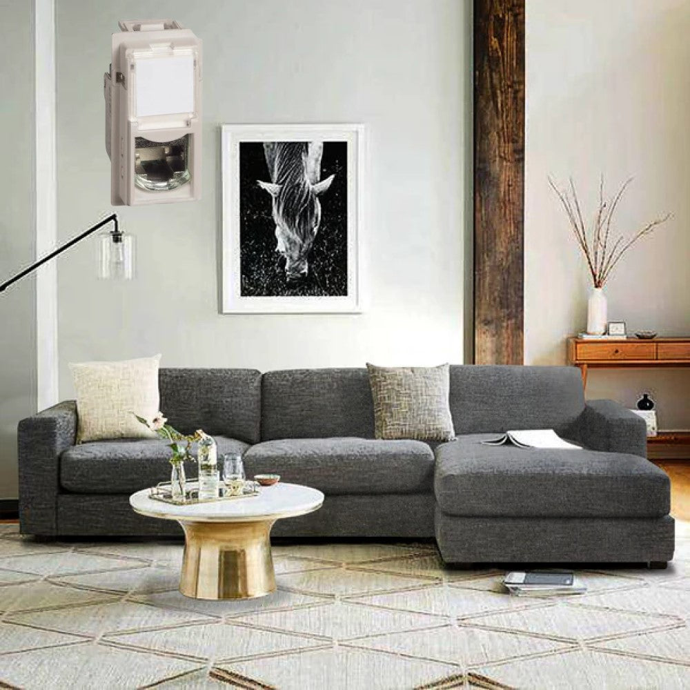 CONECTOR RJ45 UTP TOOLLESS CAT. 6 LINEA LIVING NOW COLOR ARENA 1 MOD.