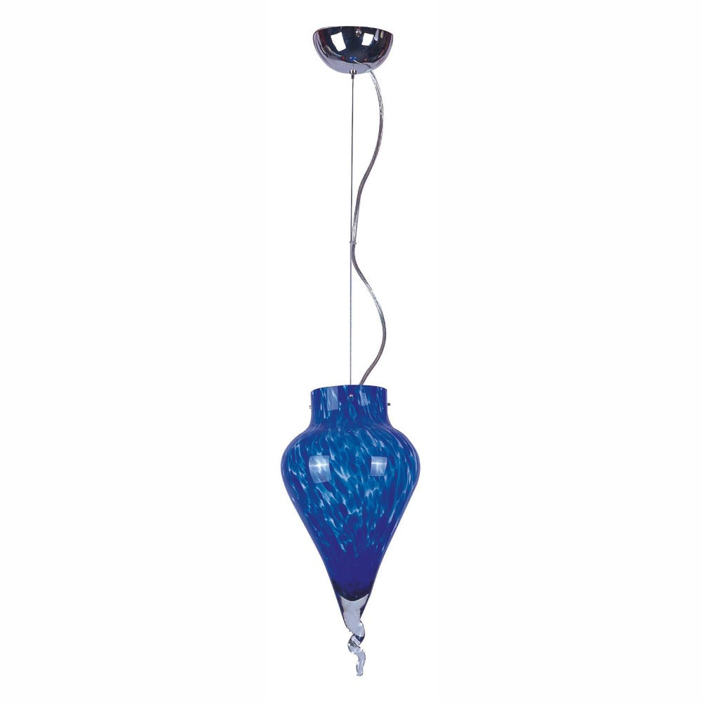 COLGANTE INT. CRISTAL AZUL KT157 CHURUMBEL