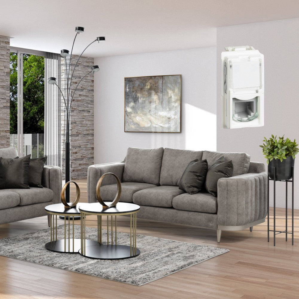 CONECTOR RJ45 UTP TOOLLESS CAT. 6 BLANCO 1 MOD.