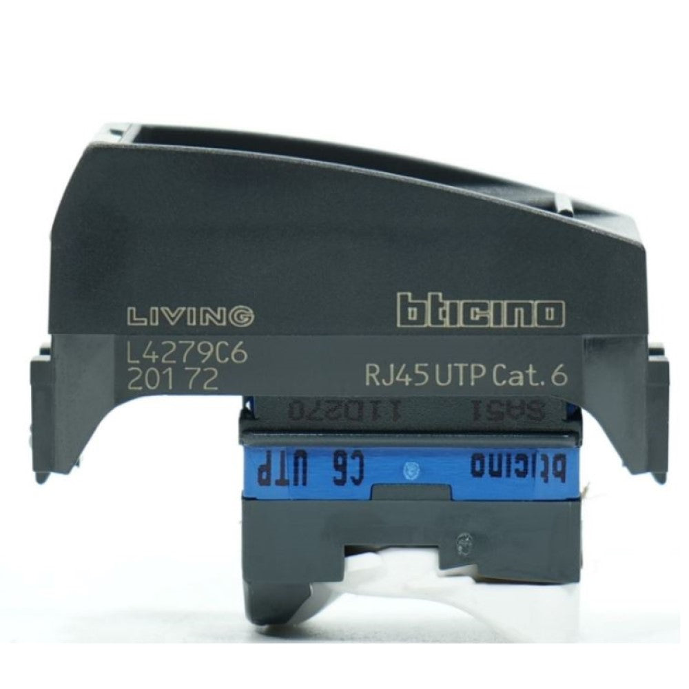 CONECTOR RJ45 UTP TOOLLESS 1 MOD. CAT. 6 NEGRO LIVING LIGHT