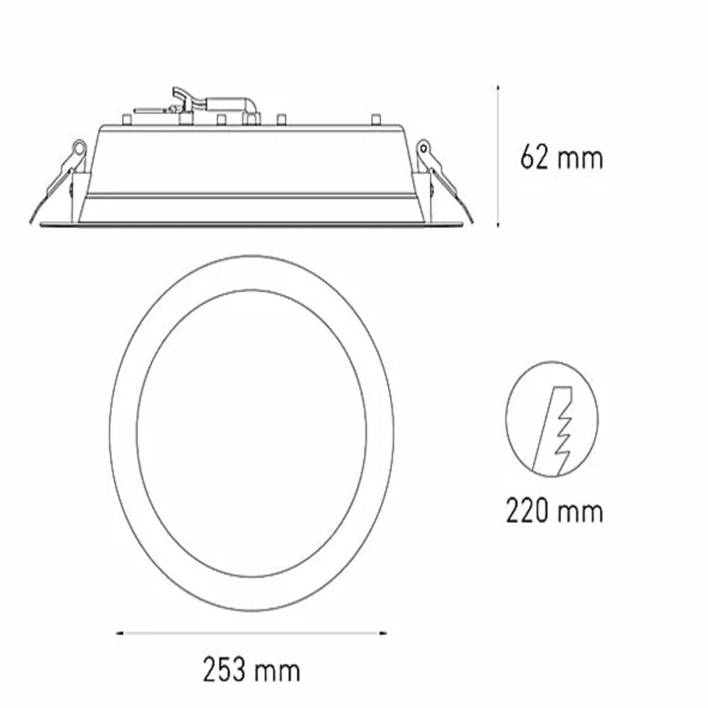 LUNA 23 SS 127V. AFP 3000K BLANCO *** SOBRE PEDIDO ***