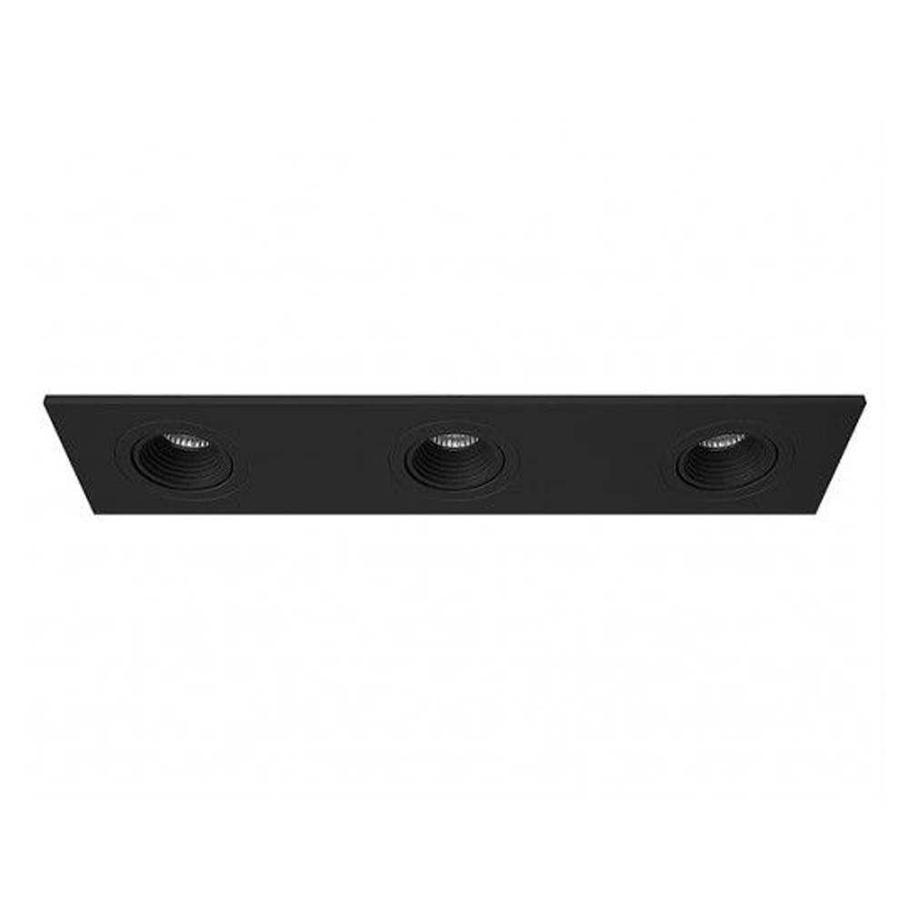 LUMINARIO LED DIRIGIBLE SOBREPONER TECHO FLASH D III 13W/100-140V. 20 NEGRO 3000K LUZ CALIDA ELECTROMAG