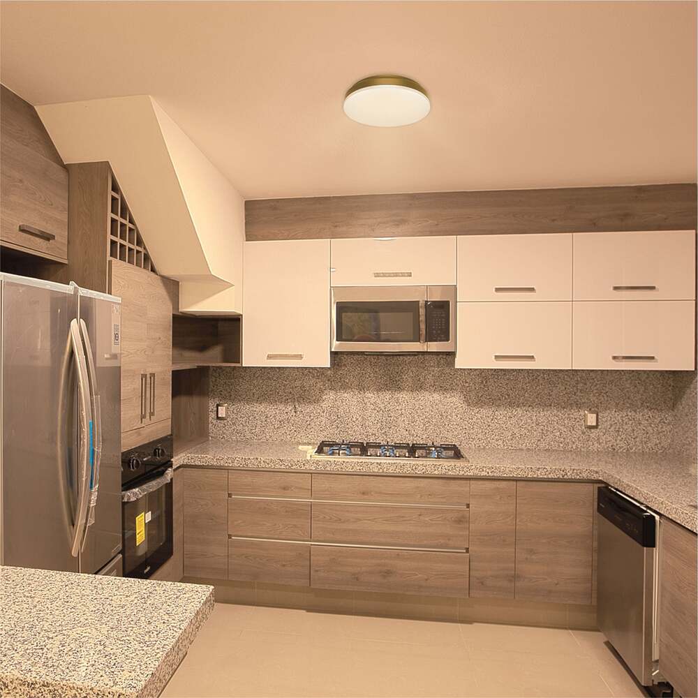 LUMINARIO LED SOBREPONER CL200 14W/100-240V. CHOCOLATE 3000K LUZ CALIDA ELECTROMAG