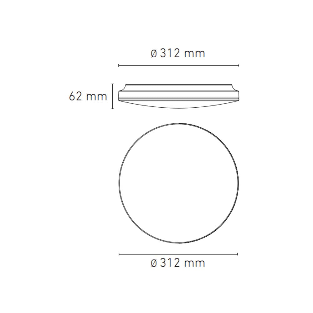 LUMINARIO LED SOBREPONER CL300 19W/100-240V. CHOCOLATE 3000K LUZ CALIDA ELECTROMAG