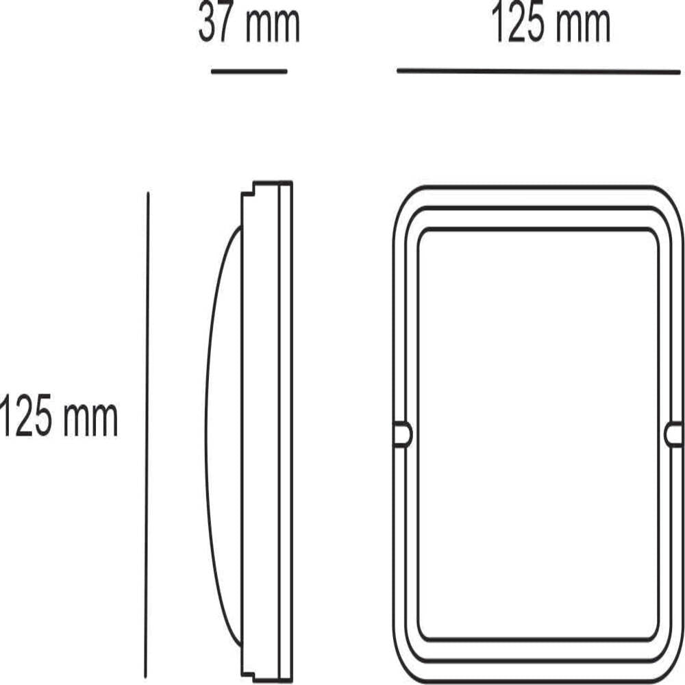 LUMINARIO LED SOBREPONER CEILING 125 10W/100-240V. BLANCO 3000K LUZ CALIDA ELECTROMAG