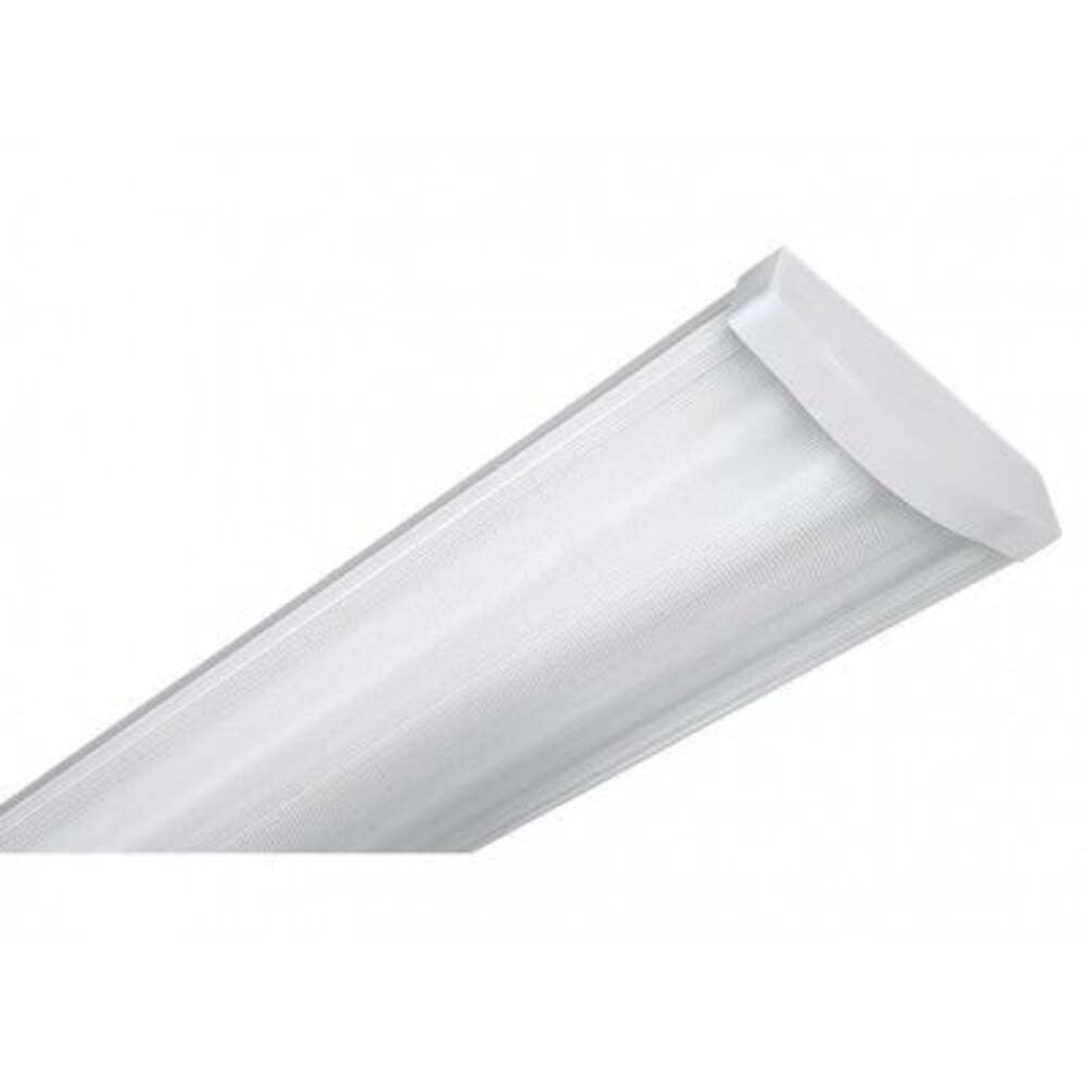 GABINETE INDUSTRIAL METALICO TRACK WAVE LED 2X18W/100-240V. PANTALLA TEXT. 6000K LUZ DE DIA ELECTROMAG