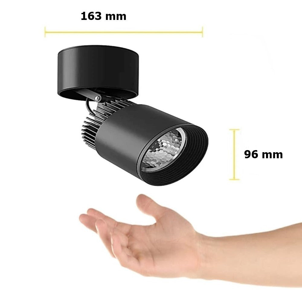 PROYECTOR SOBREPONER LED C20 S 20W 100-305V 45 40K NEGRO MCA MAGG