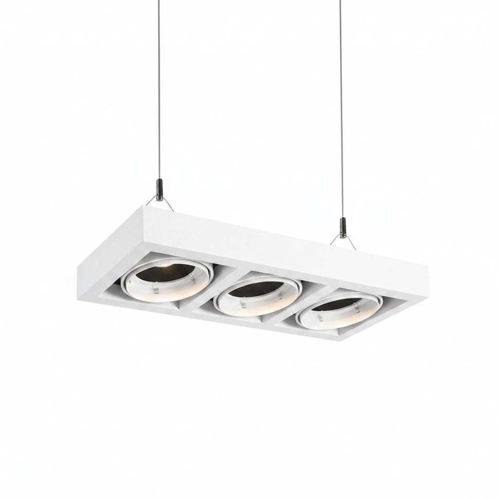 LUMINARIO ALPHA SUSPENDIDO III LED BLANCO *** NO INCLUYE LAMPARA *** ELECTROMAG