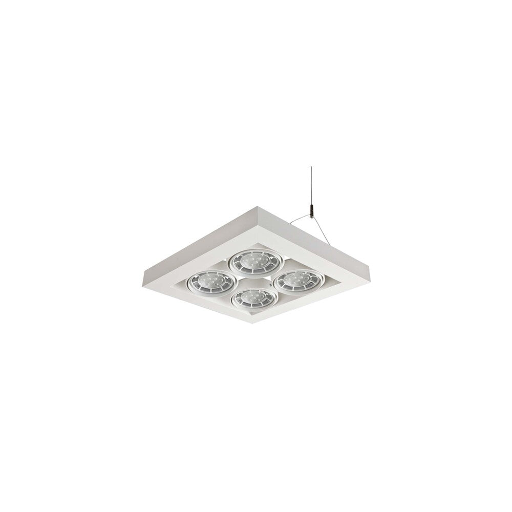 LUMINARIO ALPHA SUSPENDIDO IV LED BLANCO *** NO INCLUYE LAMPARA *** ELECTROMAG