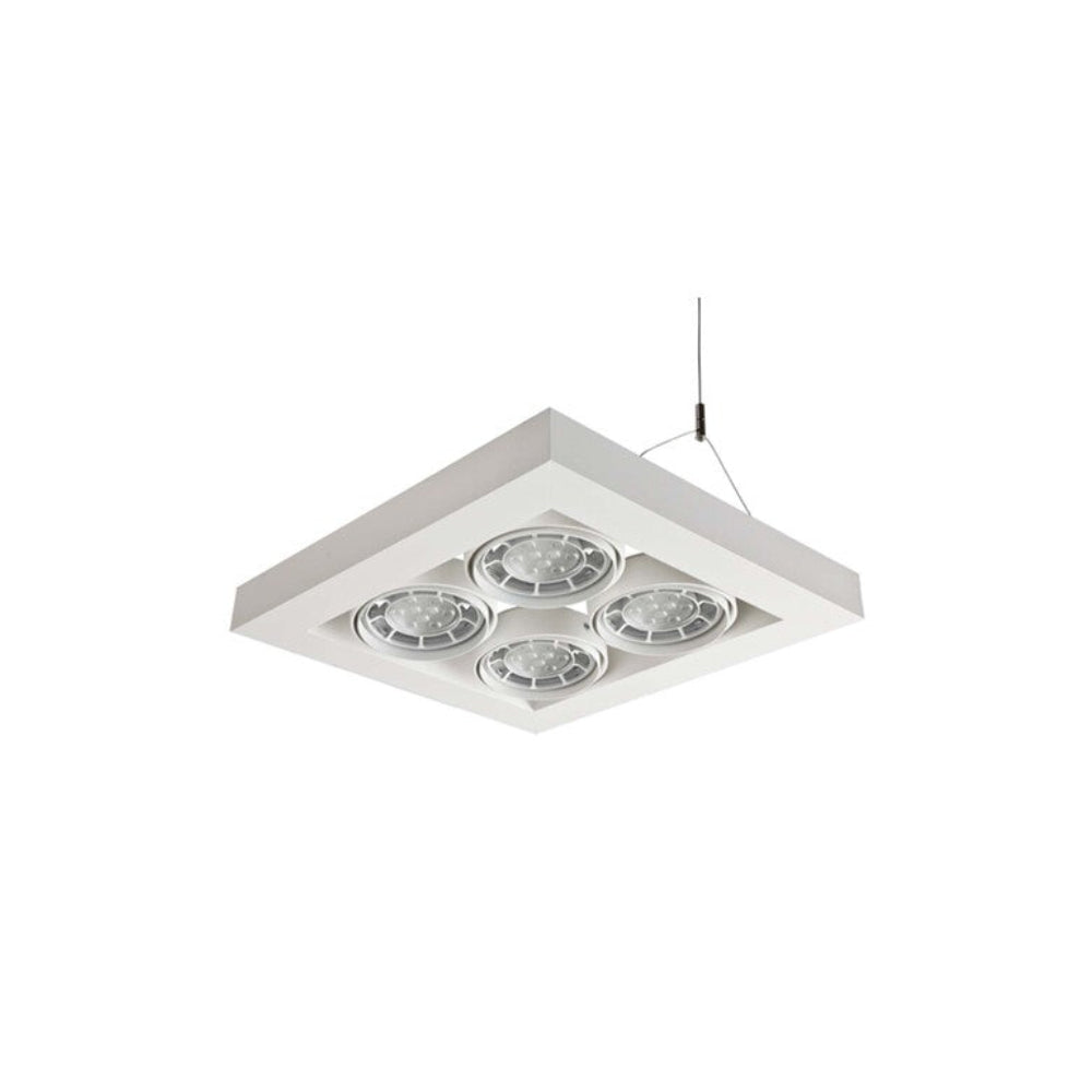 LUMINARIO ALPHA SUSPENDIDO IV LED BLANCO *** NO INCLUYE LAMPARA *** ELECTROMAG