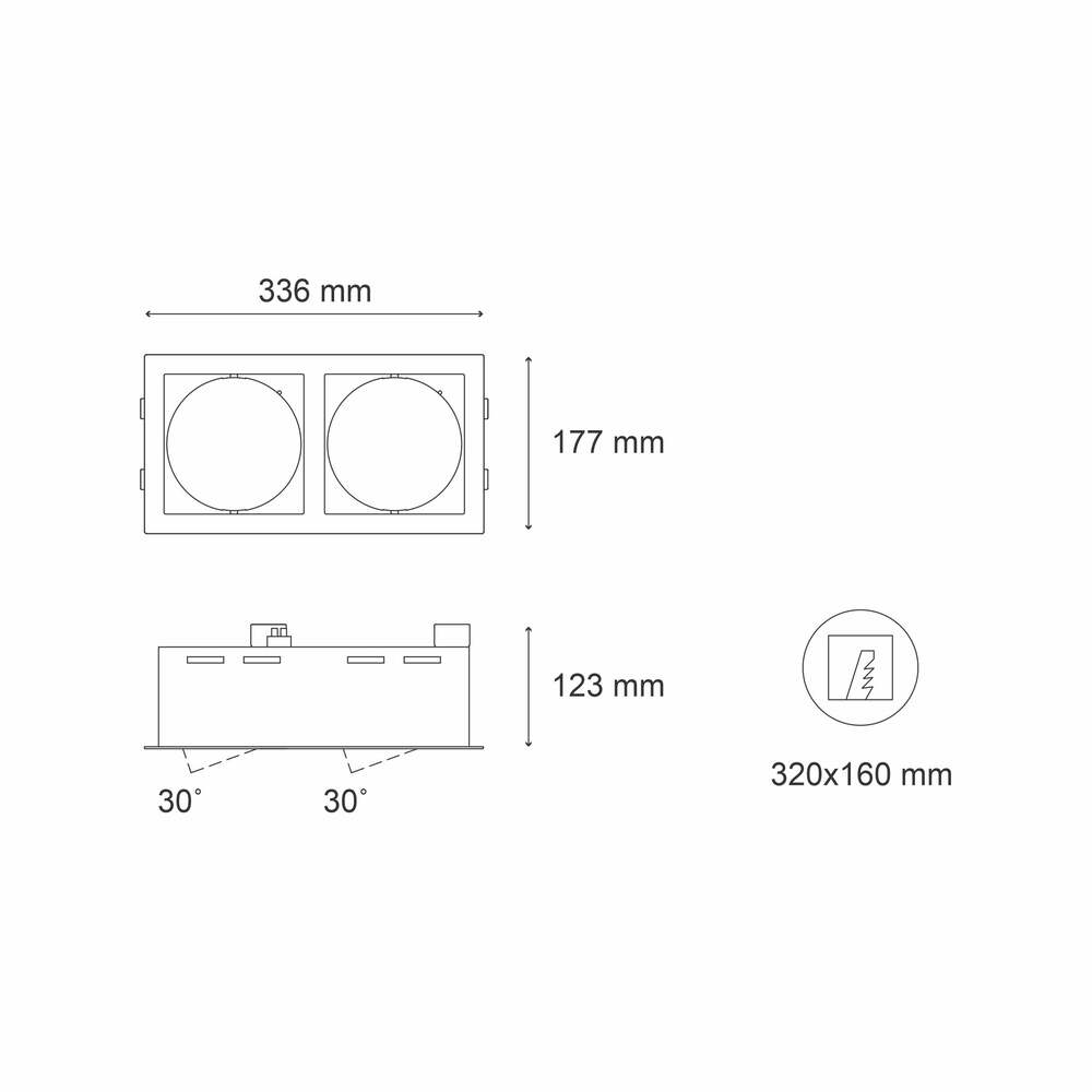 ALPHA II LED 10-30W 127V NG