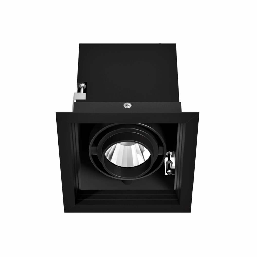 LUMINARIO LED DOWNLIGHT POINTS MP I 16W/100-305V. NEGRO 4000K LUZ NEUTRA ELECTROMAG