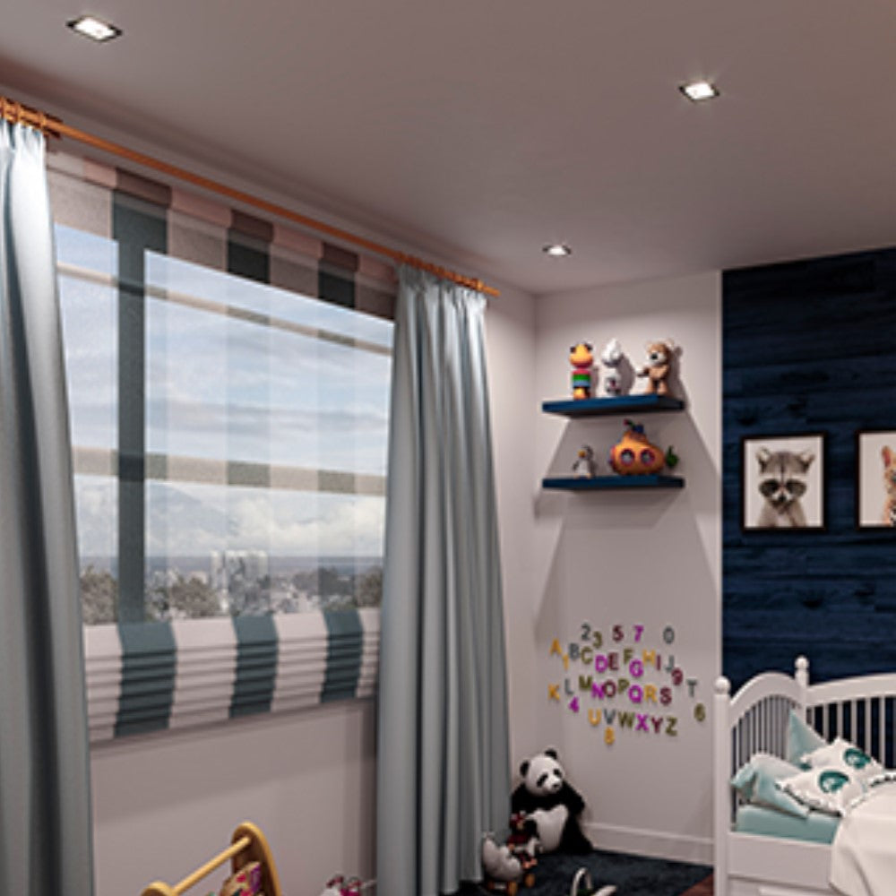 LUMIN. DIRIGIBLE T/ DOWNLIGHT EMP. 25 ANGULO APER. 16W/100-305V 3000K NEGRO