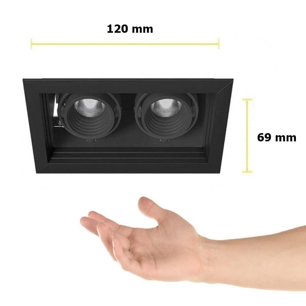 LUMIRARIO TIPO POINTS MICRO II 100-240V AF 40 30K NEGRO