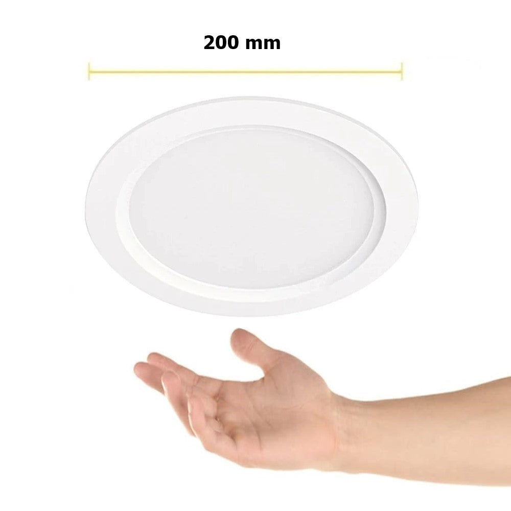 LUM DOWNLIGHT LUNA 13 FLAT II STD 100-140V 4000K BCO ATENUABLE MCA ELECTROMAG