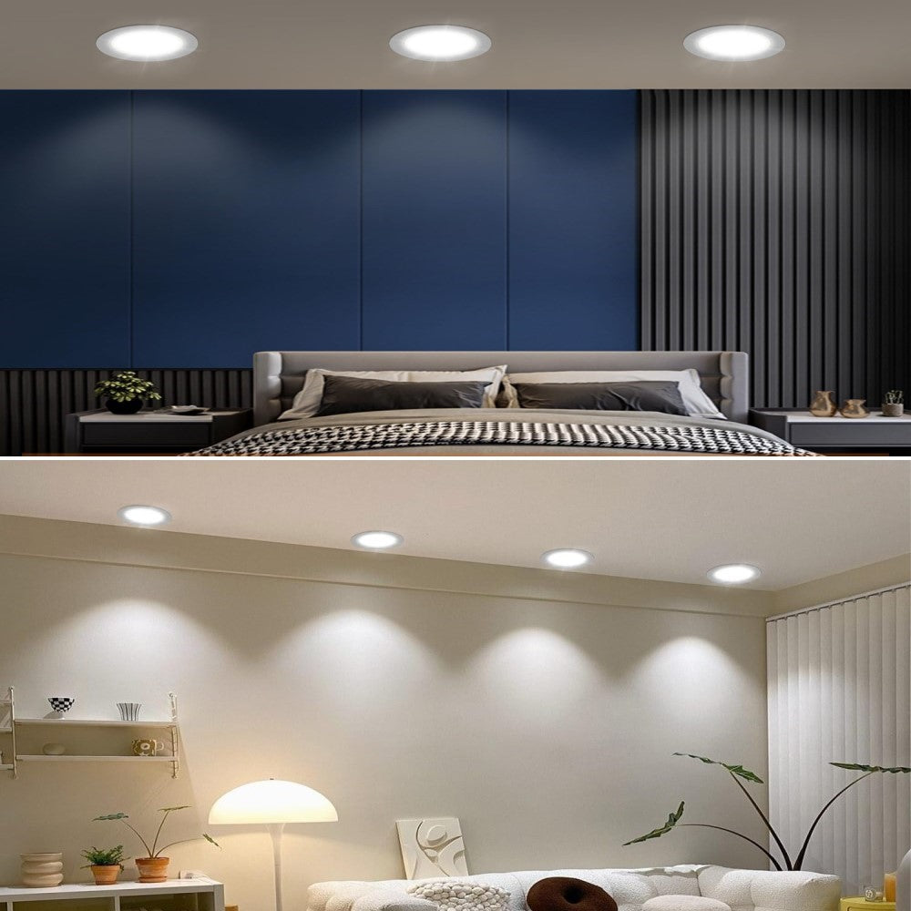 LUM DOWNLIGHT LUNA 13 FLAT II STD 100-140V 4000K BCO ATENUABLE MCA ELECTROMAG