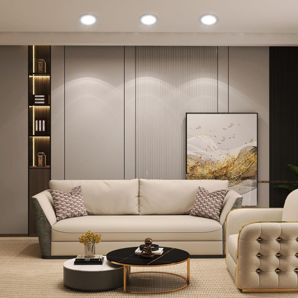 LUM DOWNLIGHT LUNA 13 FLAT II STD 100-140V 4000K BCO ATENUABLE MCA ELECTROMAG