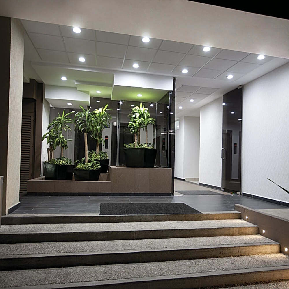 LUMINARIO LED DOWNLIGHT LUNA FLAT RD 6 STD 6W/100-305V. BLANCO 4000K LUZ NEUTRA ELECTROMAG