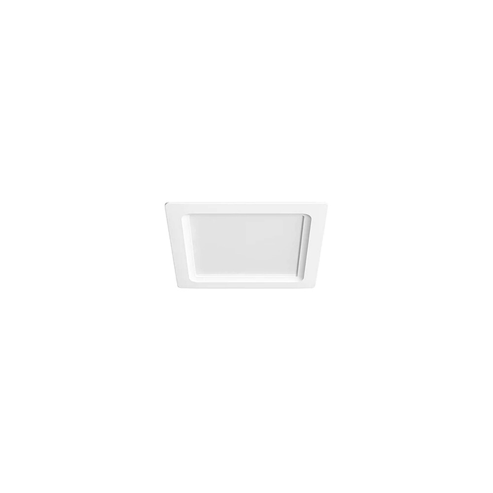 LUMINARIO LED DOWNLIGHT LUNA FLAT SQ 9 STD 9W/100-305V. BLANCO 3000K LUZ CALIDA ELECTROMAG