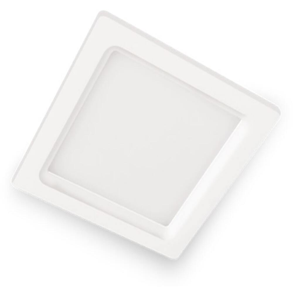 LUMINARIO LED DOWNLIGHT LUNA FLAT SQ 13 STD 13W/100-305V. BLANCO 6000K LUZ DE DIA ELECTROMAG